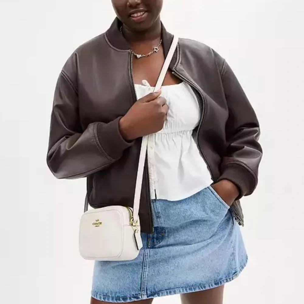 Coach Cream Leather Crossbody Bag
